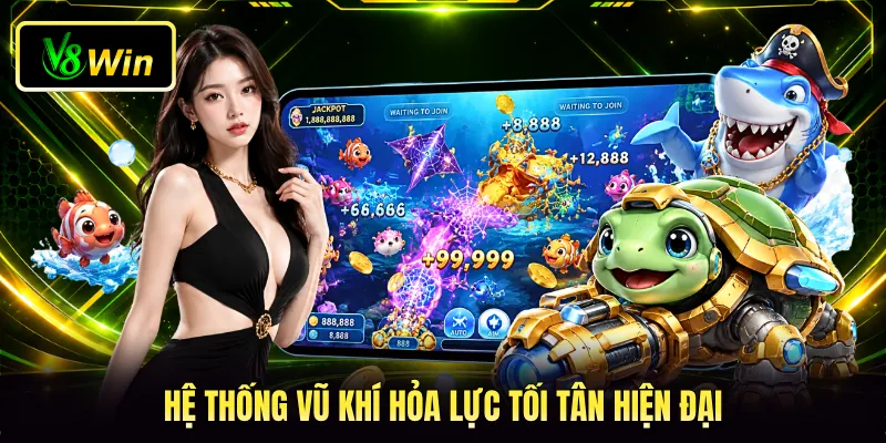Hệ thống vũ khí hỏa lực tối tân hiện đại